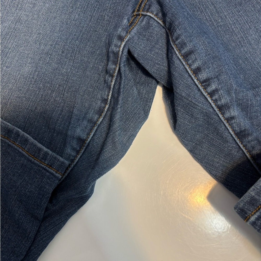 Torrid Super Denim Jegging Crop Button Fly Blue Jeans Women’s Size 24 - Picture 4 of 7